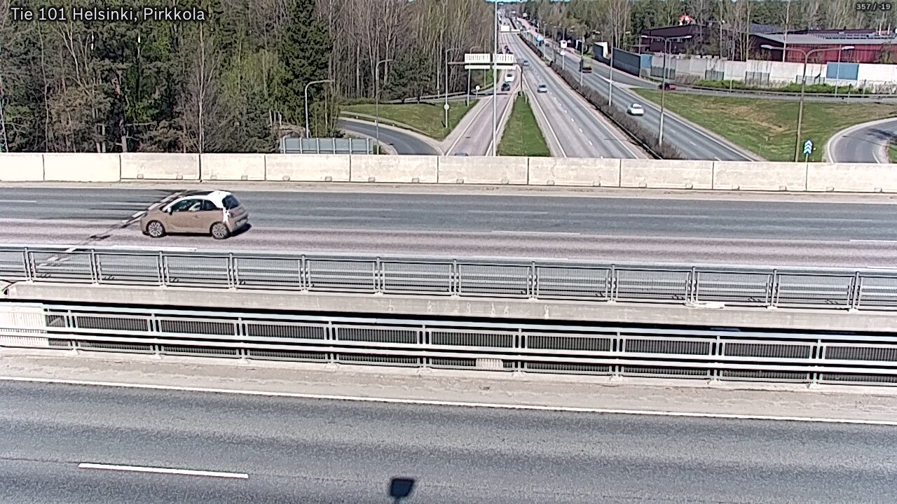 Weather Camera Image Väg 101 Helsingfors Britas, Helsinki, Uusimaa