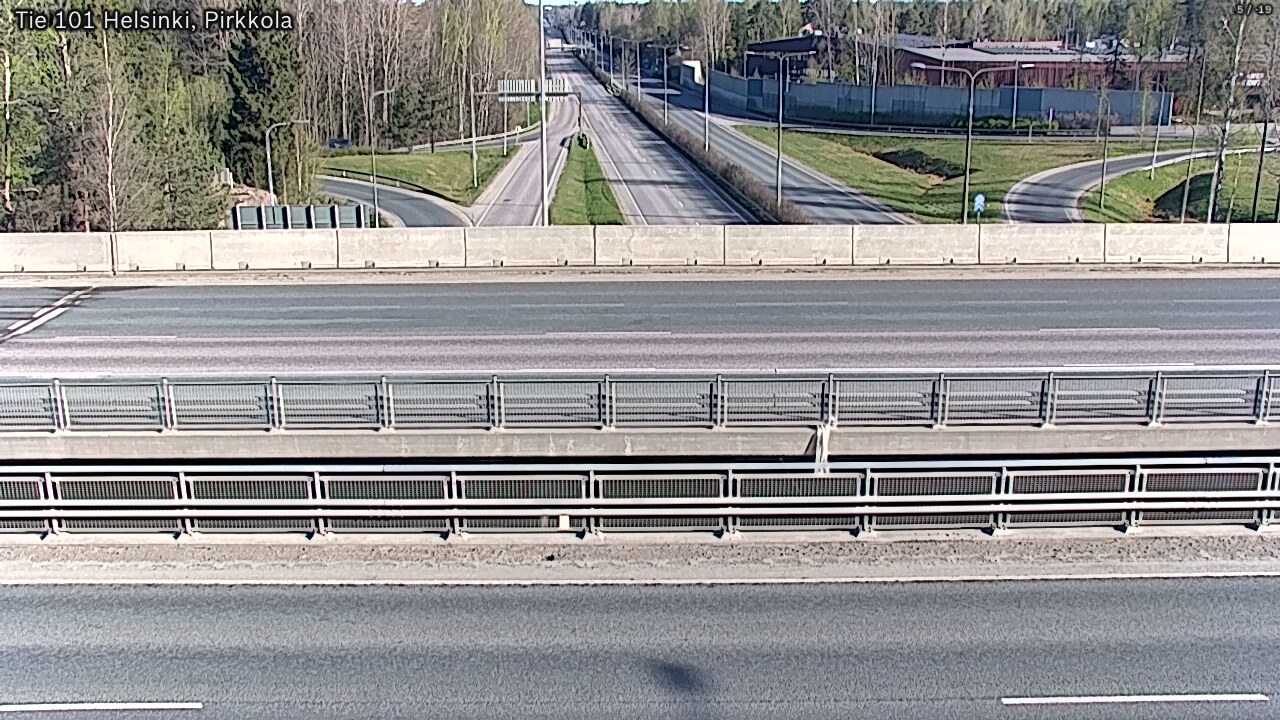 Weather Camera Image Väg 101 Helsingfors Britas, Helsinki, Uusimaa