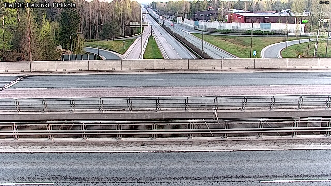 Weather Camera Image Väg 101 Helsingfors Britas, Helsinki, Uusimaa