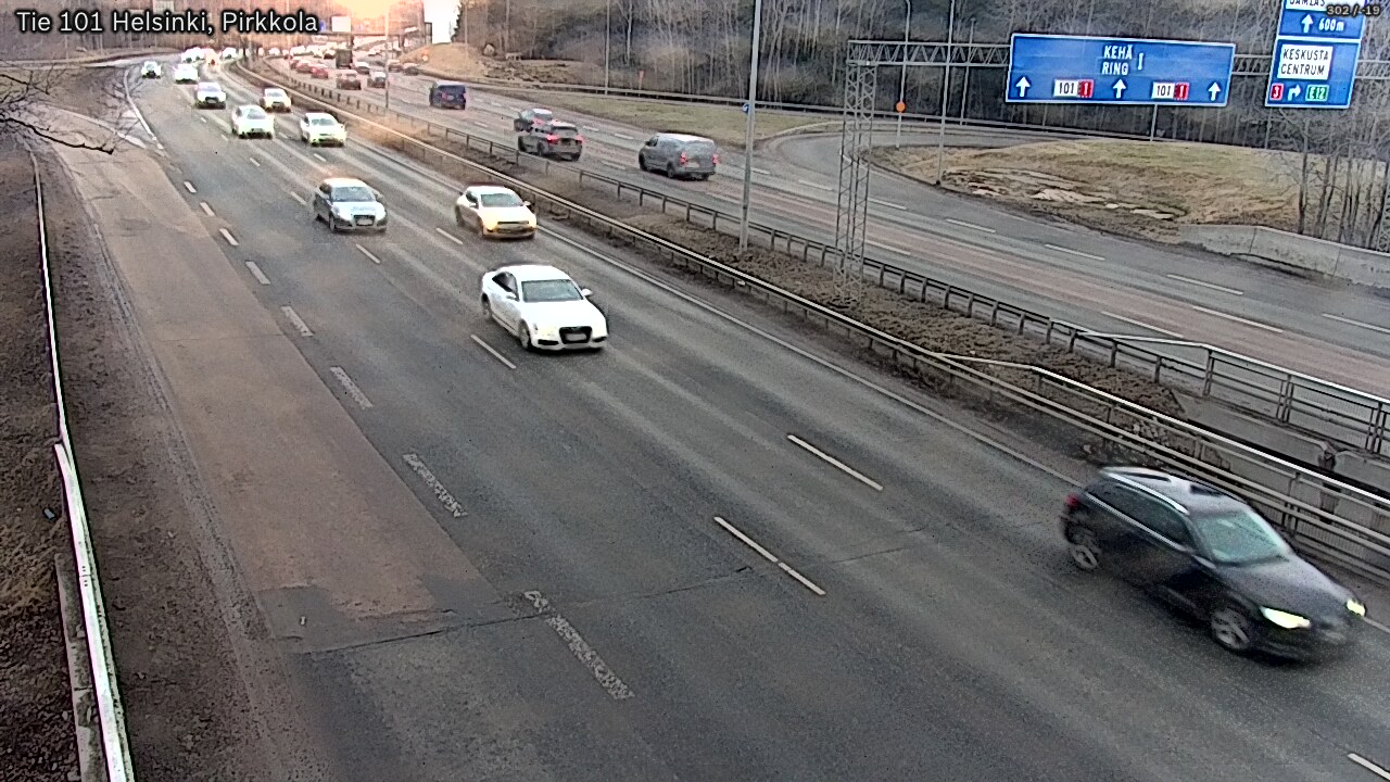 Weather Camera Image Väg 101 Helsingfors Britas, Helsinki, Uusimaa