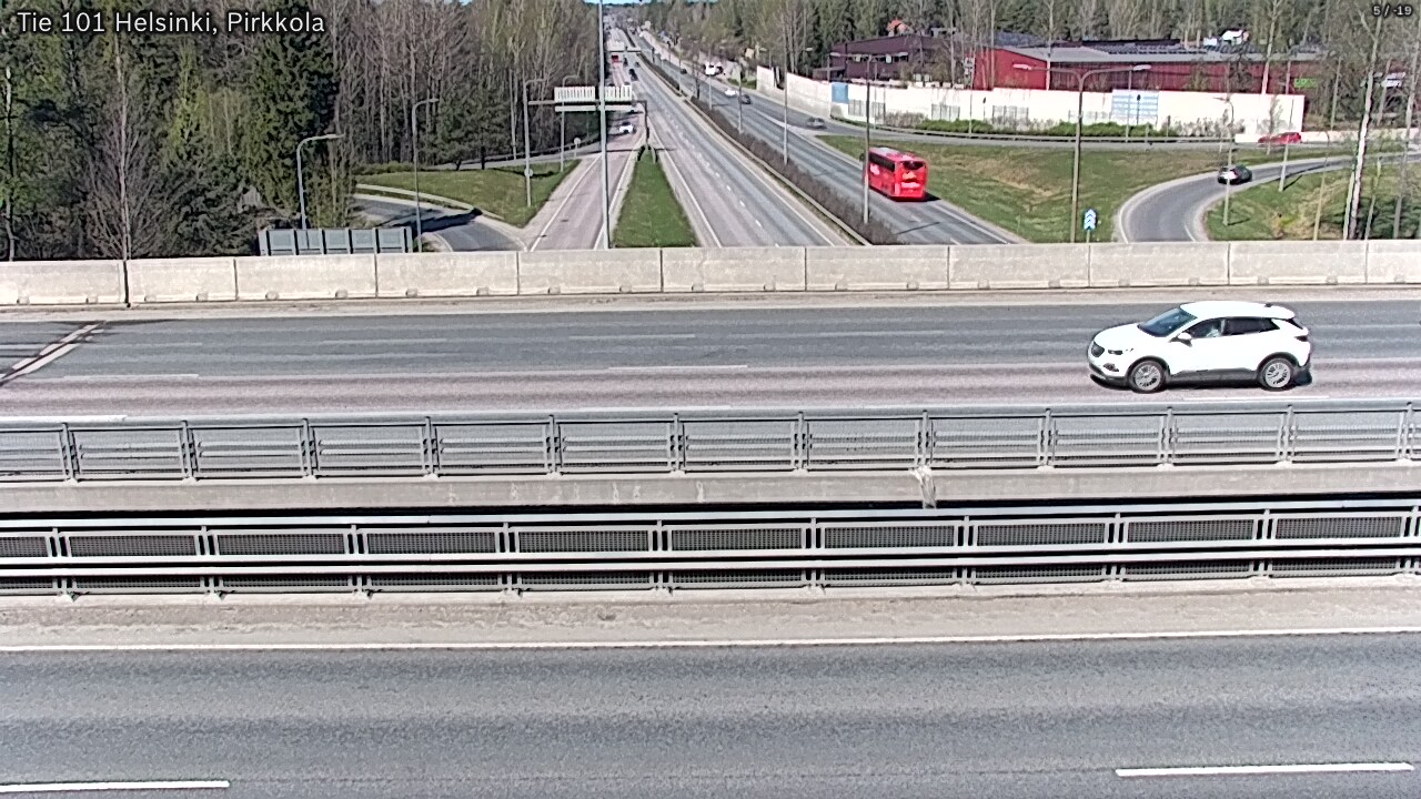 Weather Camera Image Väg 101 Helsingfors Britas, Helsinki, Uusimaa