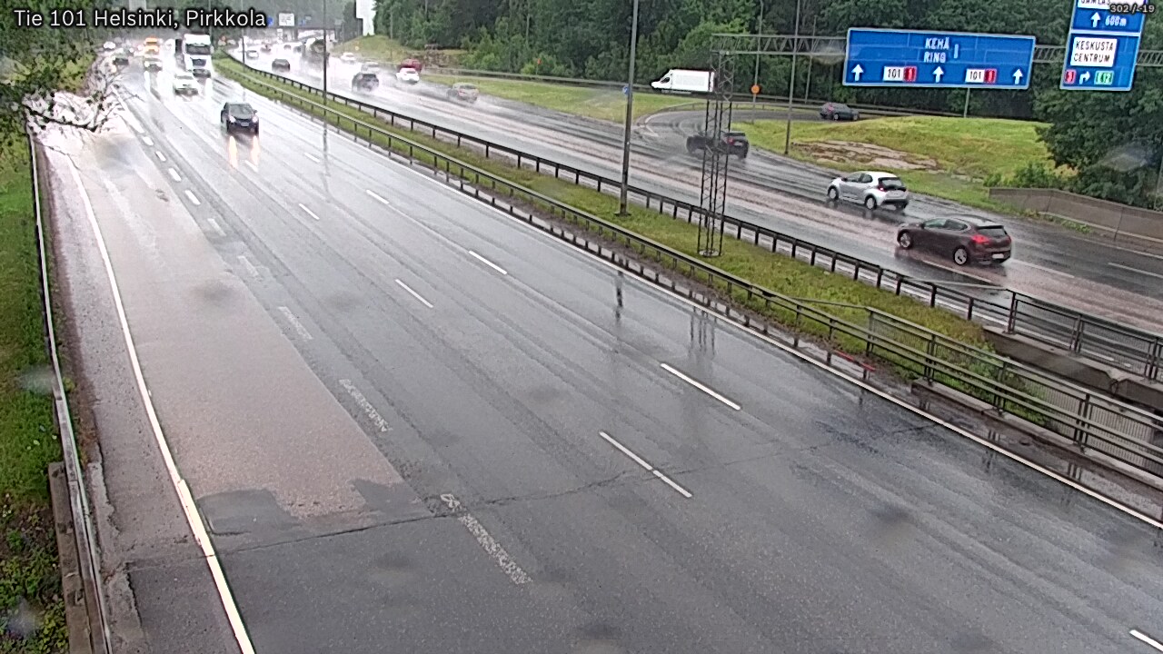 Weather Camera Image Väg 101 Helsingfors Britas, Helsinki, Uusimaa