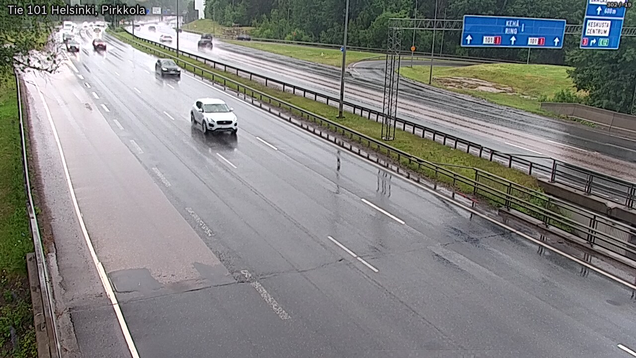 Weather Camera Image Väg 101 Helsingfors Britas, Helsinki, Uusimaa