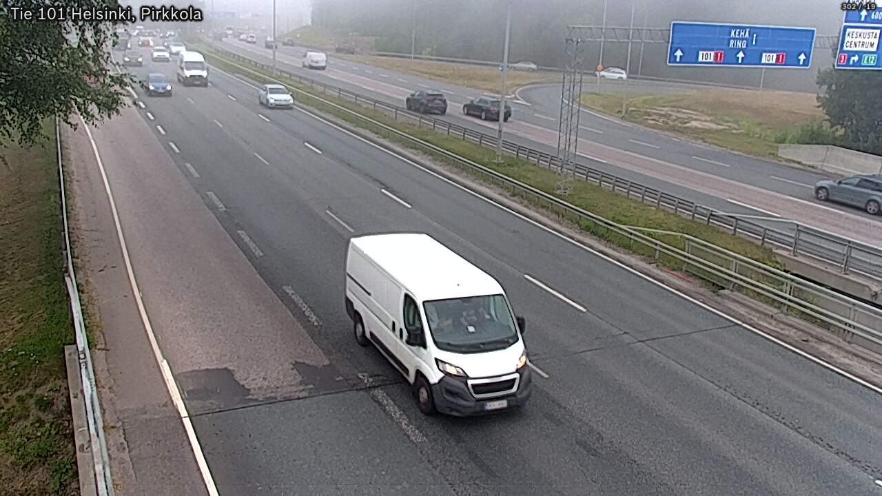 Weather Camera Image Väg 101 Helsingfors Britas, Helsinki, Uusimaa