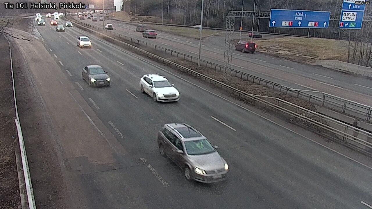 Weather Camera Image Väg 101 Helsingfors Britas, Helsinki, Uusimaa