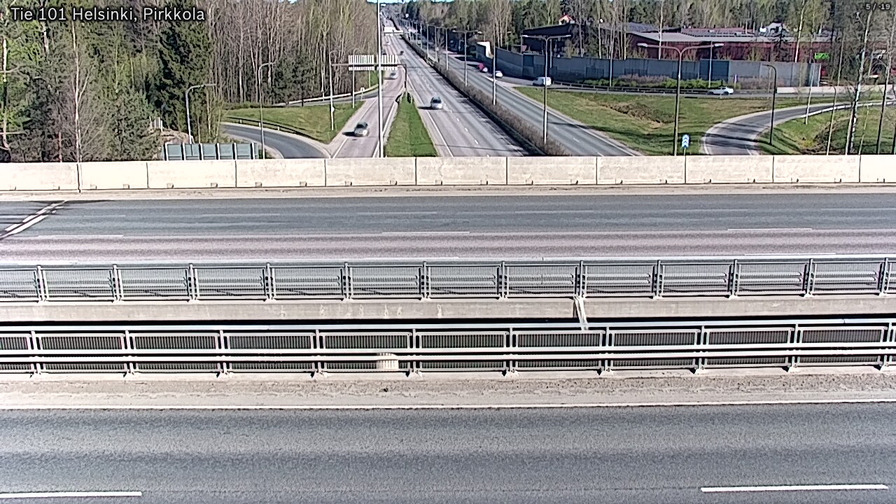 Weather Camera Image Väg 101 Helsingfors Britas, Helsinki, Uusimaa