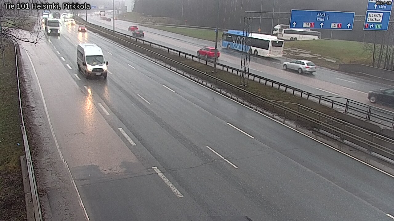 Weather Camera Image Väg 101 Helsingfors Britas, Helsinki, Uusimaa