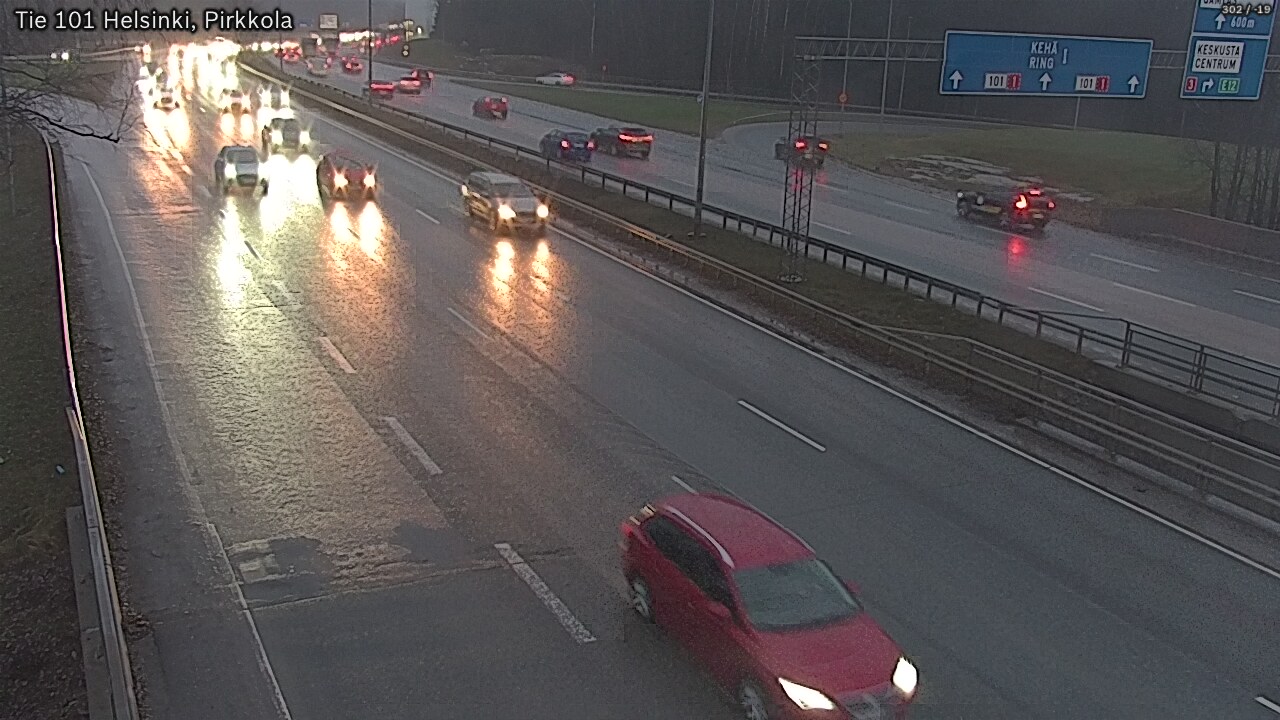 Weather Camera Image Väg 101 Helsingfors Britas, Helsinki, Uusimaa