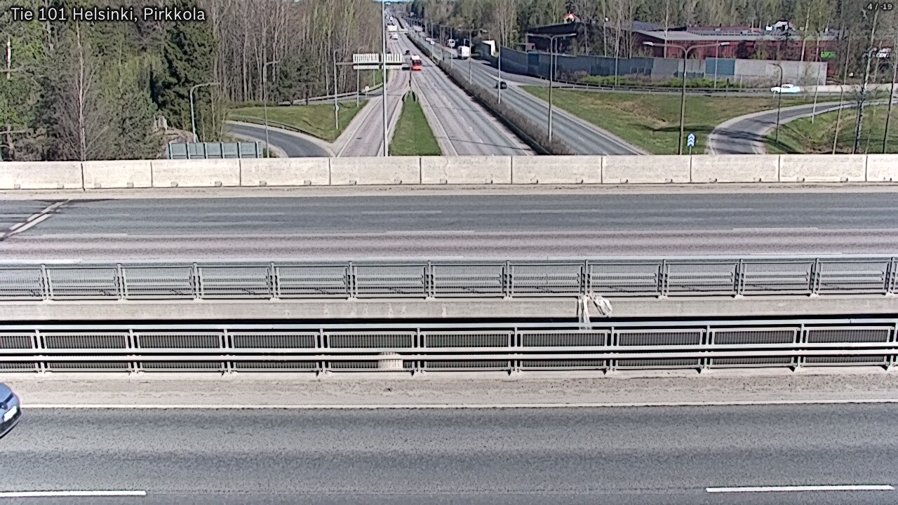 Weather Camera Image Väg 101 Helsingfors Britas, Helsinki, Uusimaa