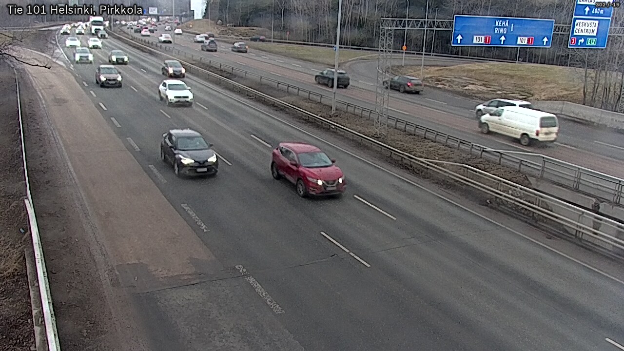 Weather Camera Image Väg 101 Helsingfors Britas, Helsinki, Uusimaa