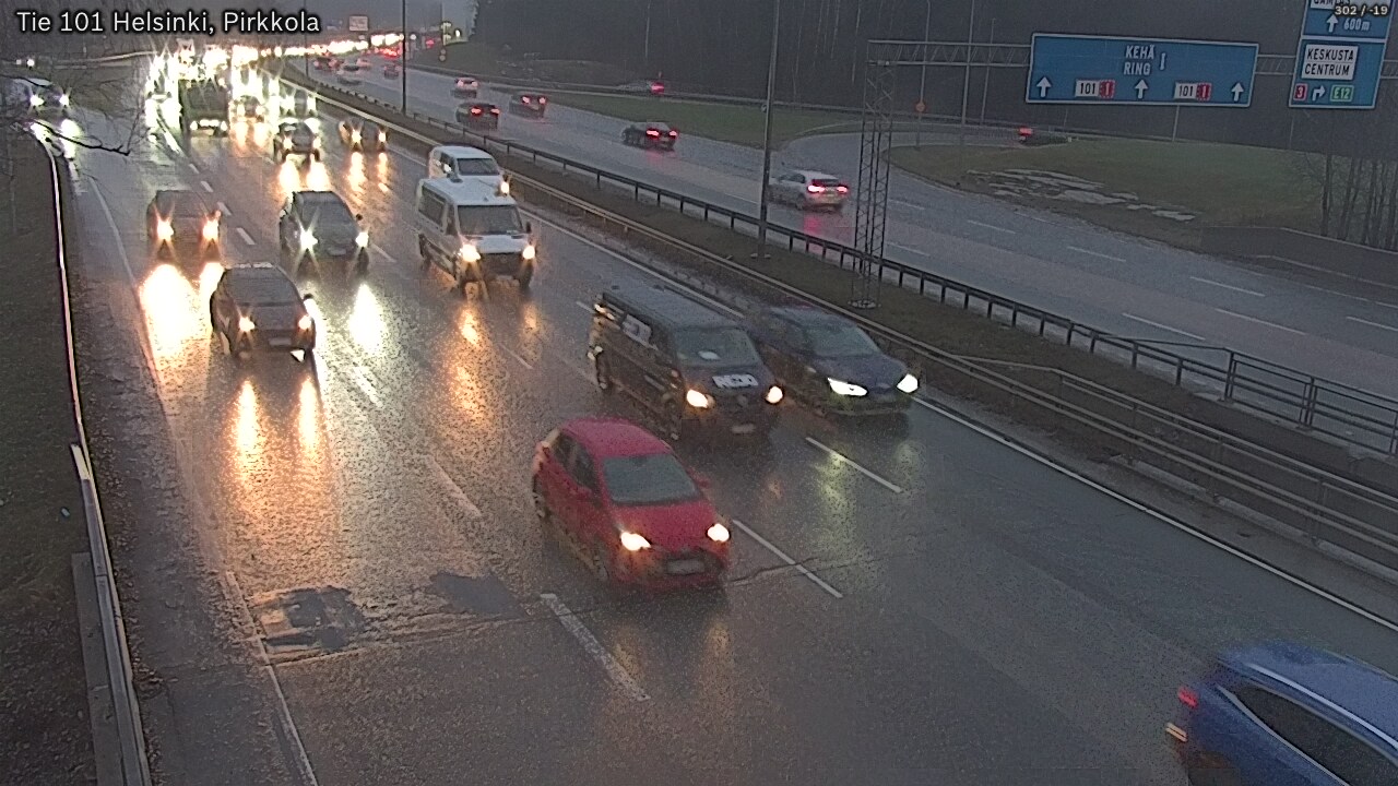 Weather Camera Image Väg 101 Helsingfors Britas, Helsinki, Uusimaa