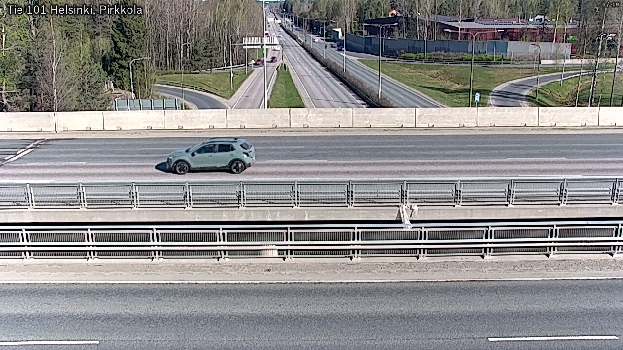 Weather Camera Image Väg 101 Helsingfors Britas, Helsinki, Uusimaa