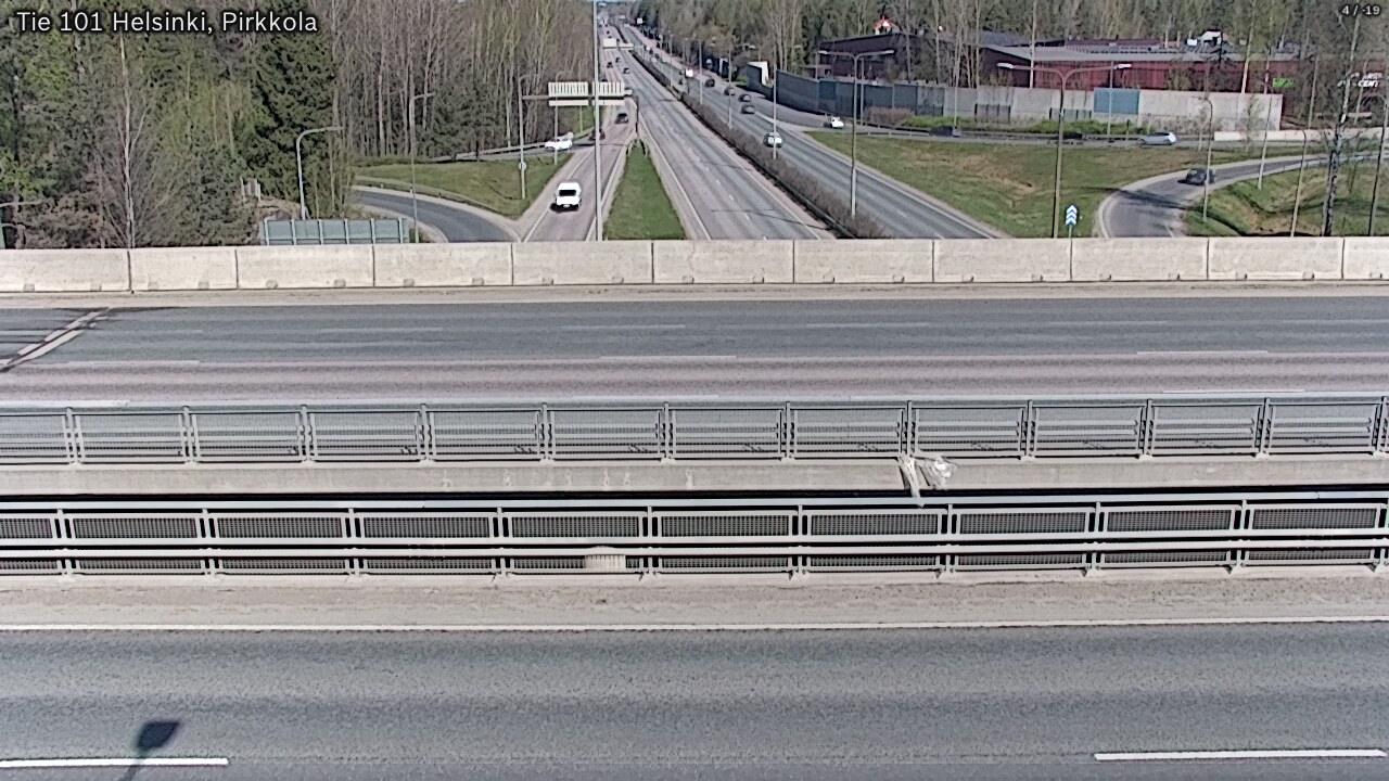 Weather Camera Image Väg 101 Helsingfors Britas, Helsinki, Uusimaa