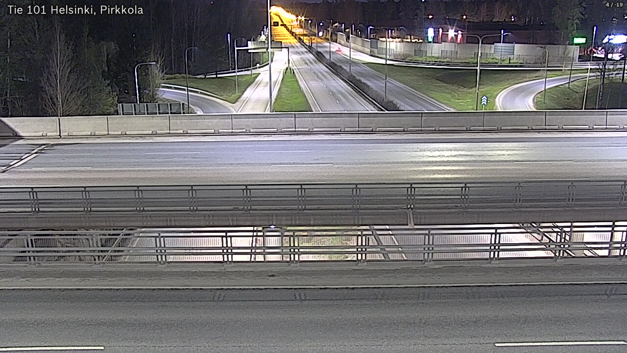 Weather Camera Image Road 101 Helsinki Pirkkola, Helsinki, Uusimaa