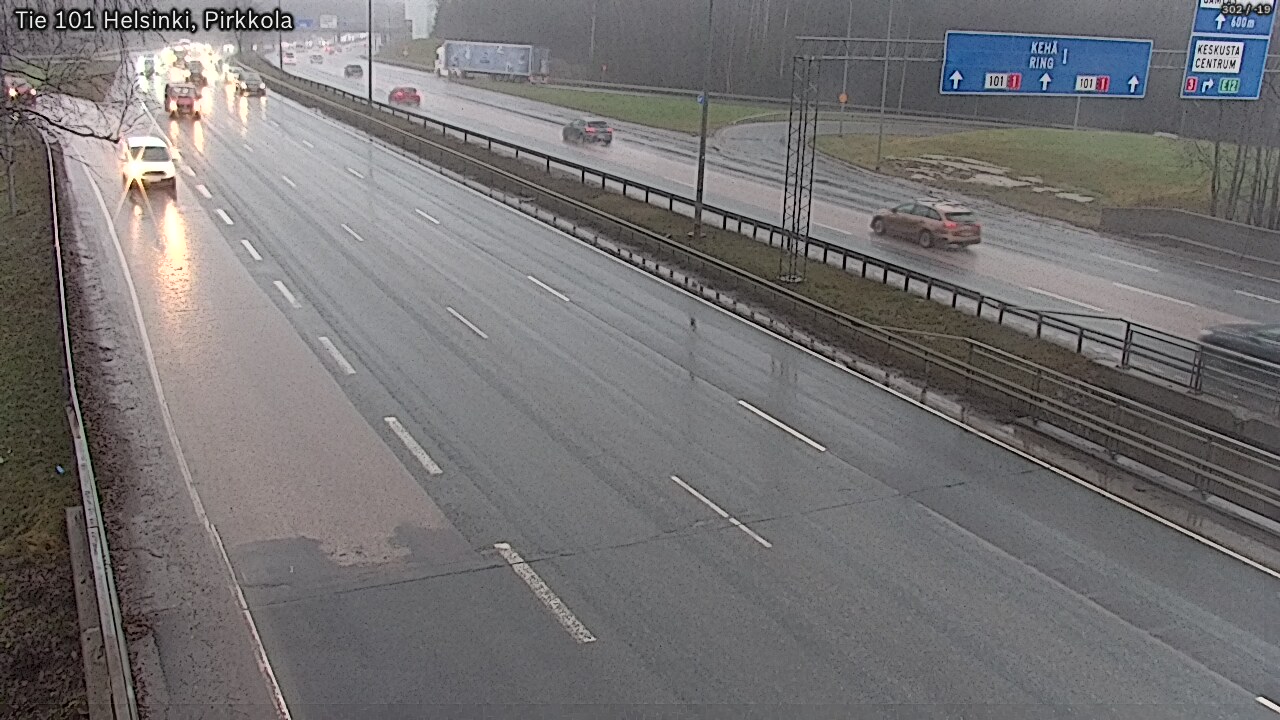 Weather Camera Image Väg 101 Helsingfors Britas, Helsinki, Uusimaa