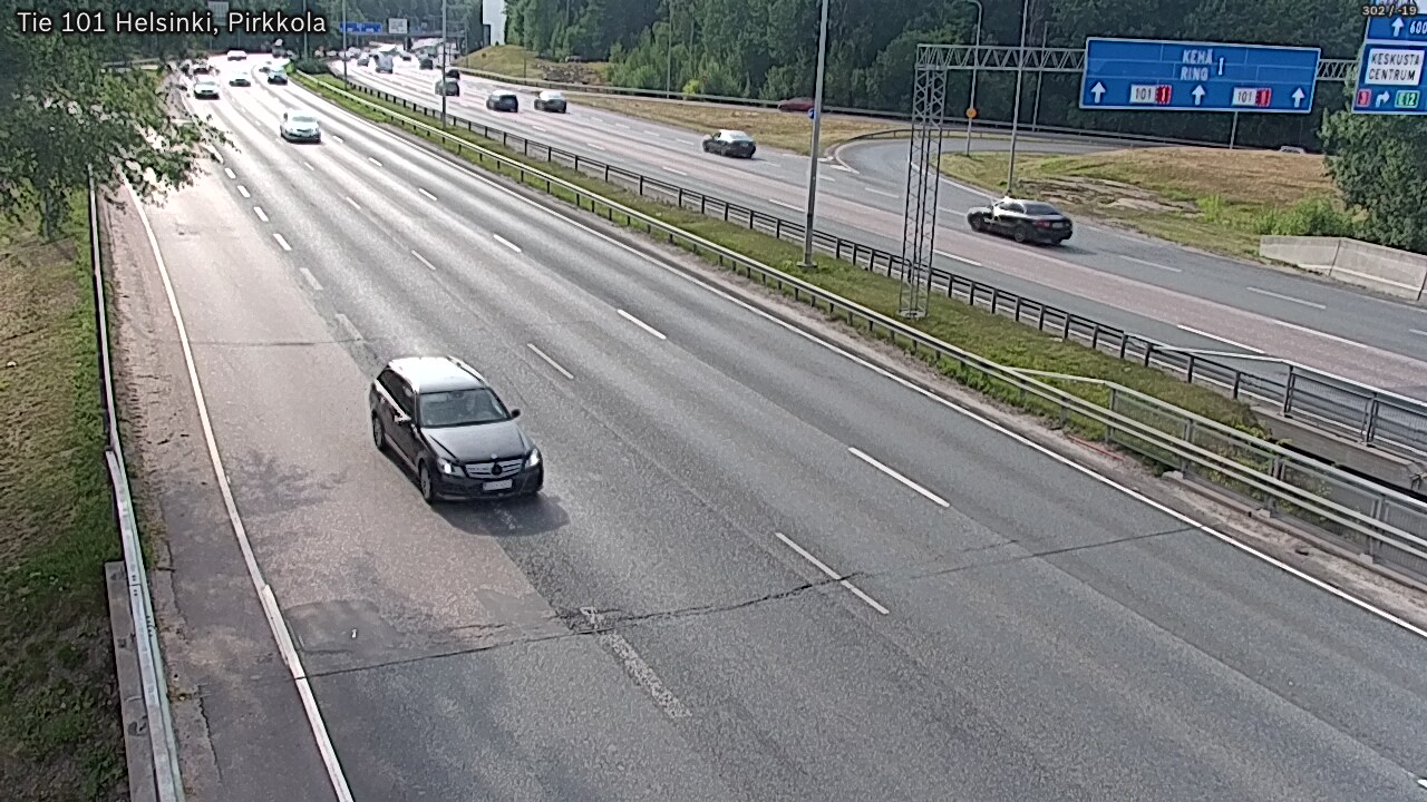 Weather Camera Image Road 101 Helsinki Pirkkola, Helsinki, Uusimaa