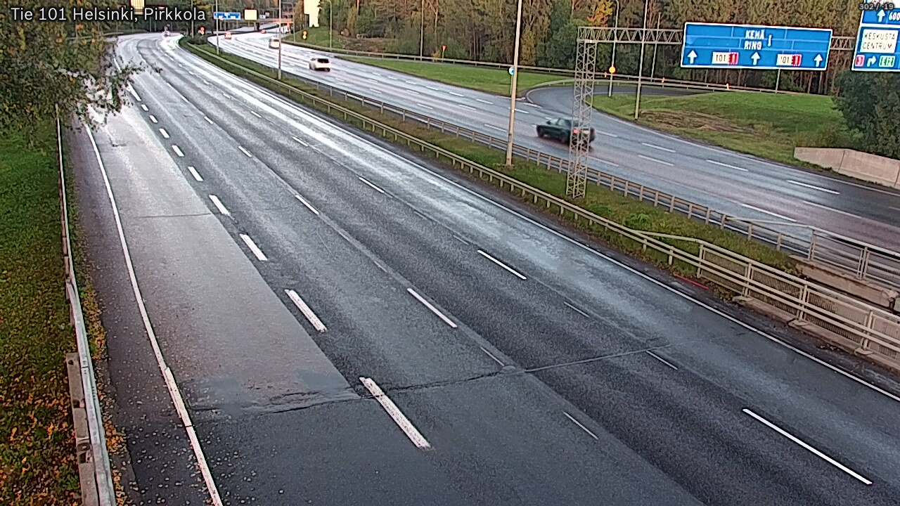 Weather Camera Image Road 101 Helsinki Pirkkola, Helsinki, Uusimaa