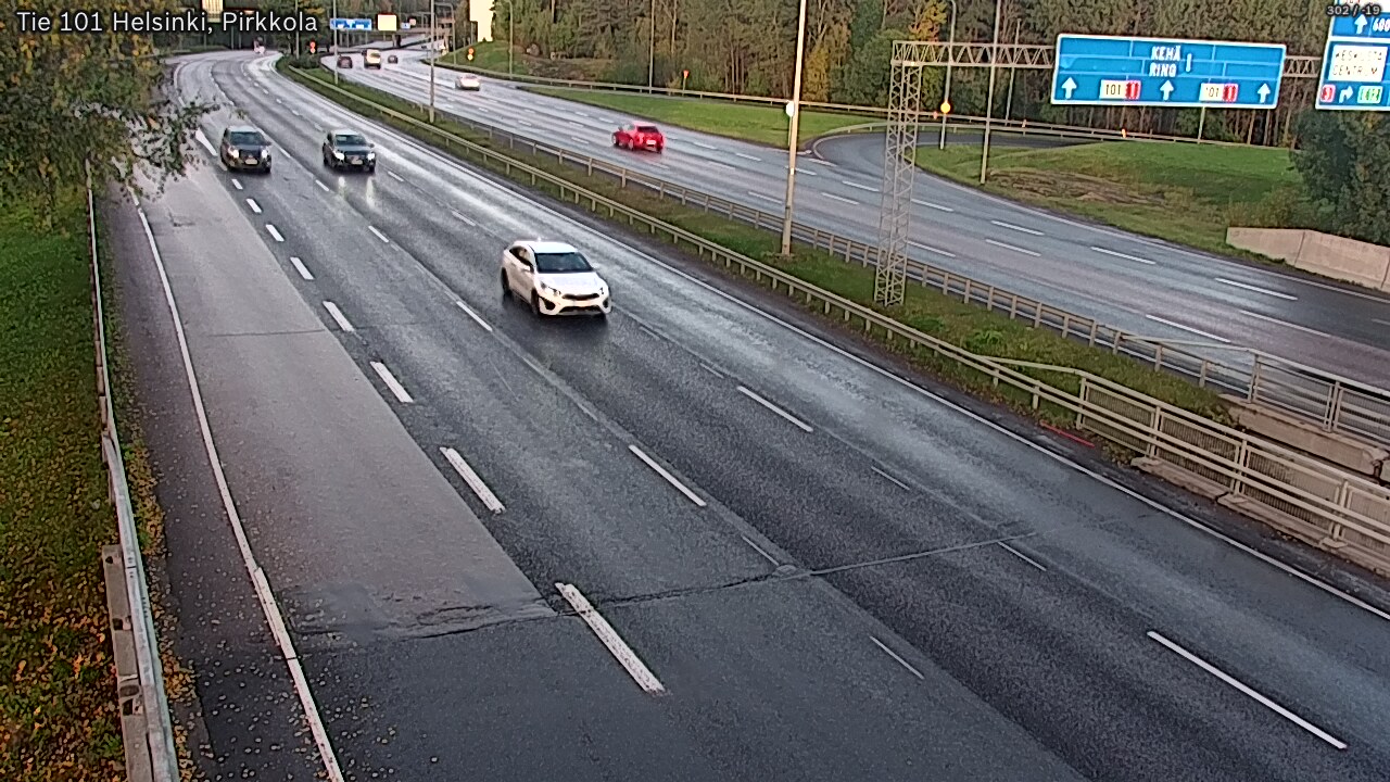 Weather Camera Image Väg 101 Helsingfors Britas, Helsinki, Uusimaa