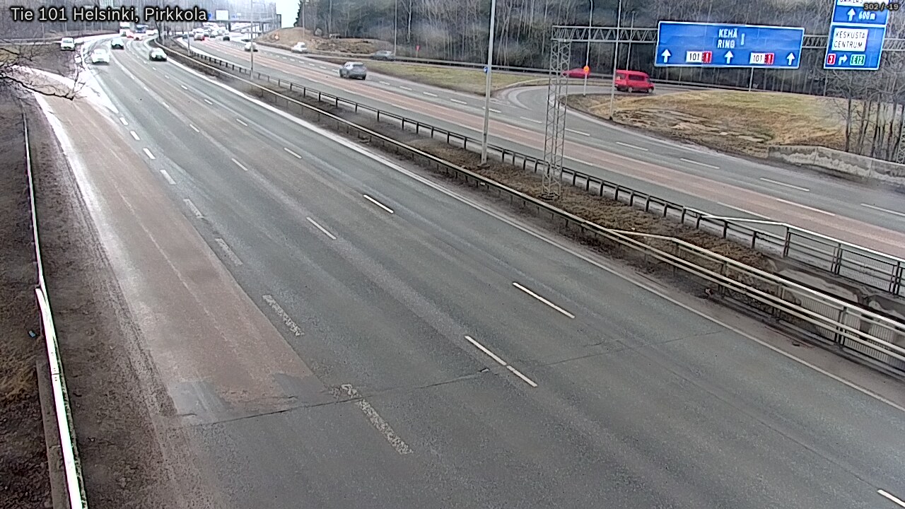Weather Camera Image Väg 101 Helsingfors Britas, Helsinki, Uusimaa