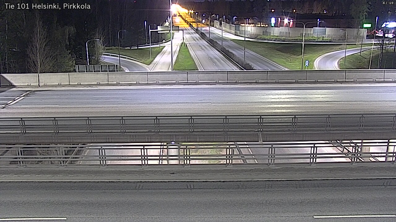 Weather Camera Image Road 101 Helsinki Pirkkola, Helsinki, Uusimaa