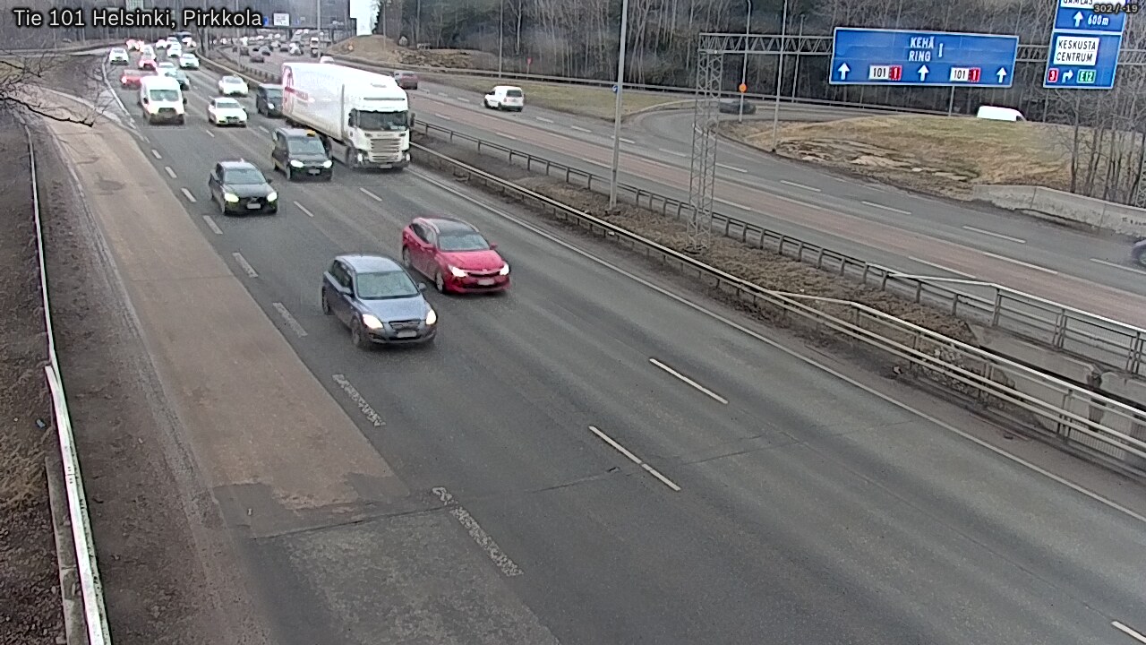 Weather Camera Image Väg 101 Helsingfors Britas, Helsinki, Uusimaa