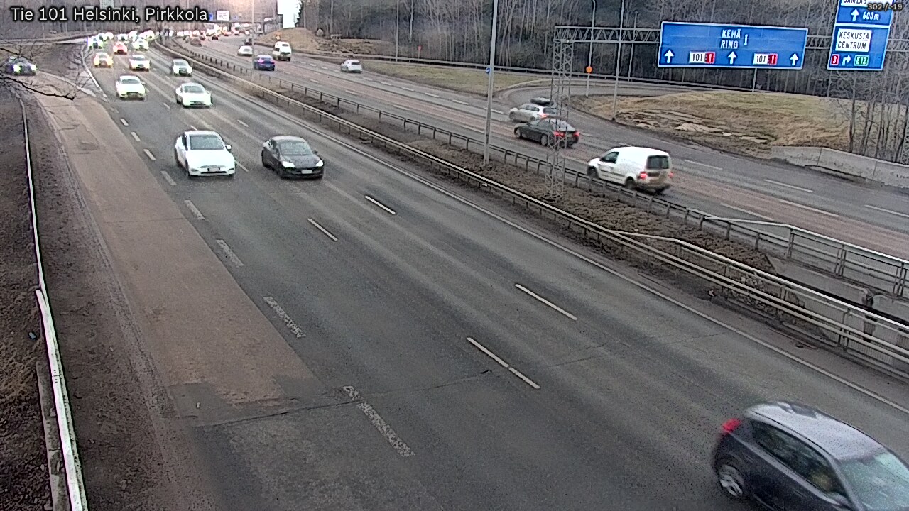 Weather Camera Image Väg 101 Helsingfors Britas, Helsinki, Uusimaa