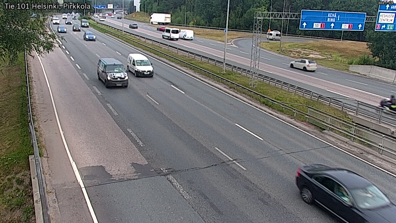 Weather Camera Image Road 101 Helsinki Pirkkola, Helsinki, Uusimaa