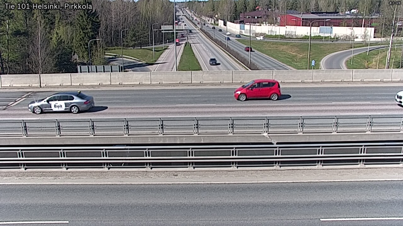 Weather Camera Image Väg 101 Helsingfors Britas, Helsinki, Uusimaa