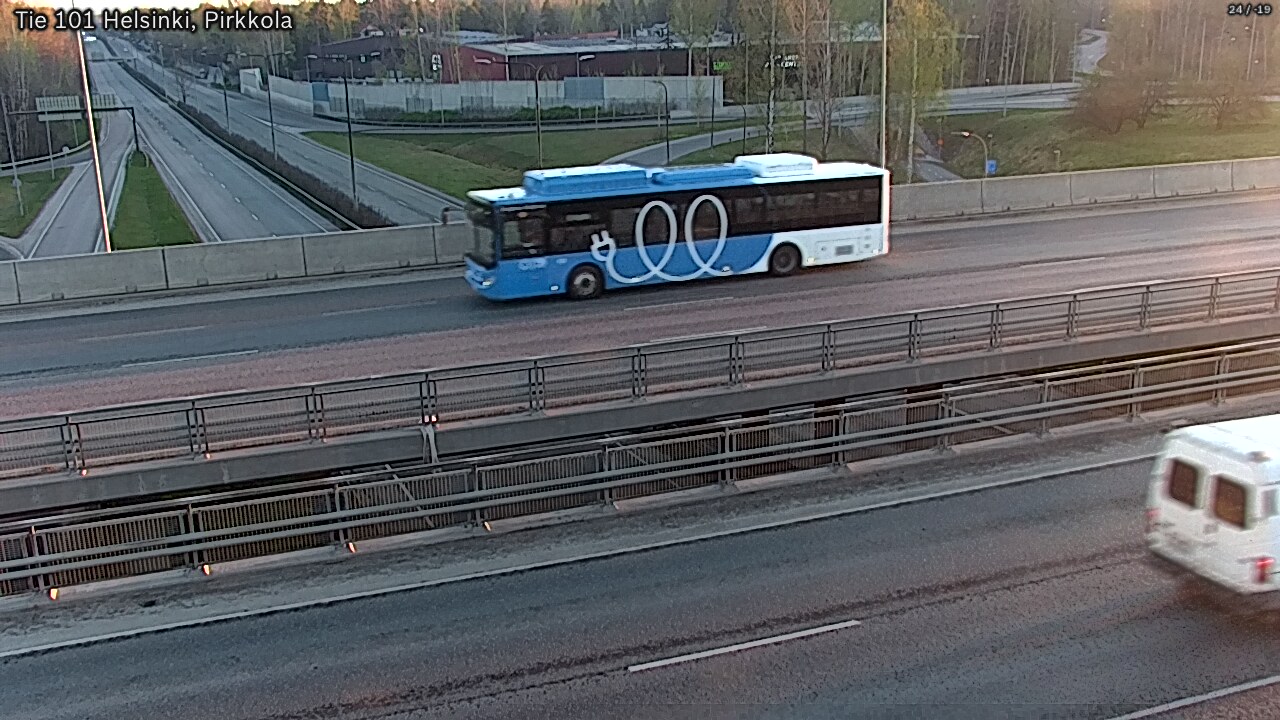 Weather Camera Image Väg 101 Helsingfors Britas, Helsinki, Uusimaa