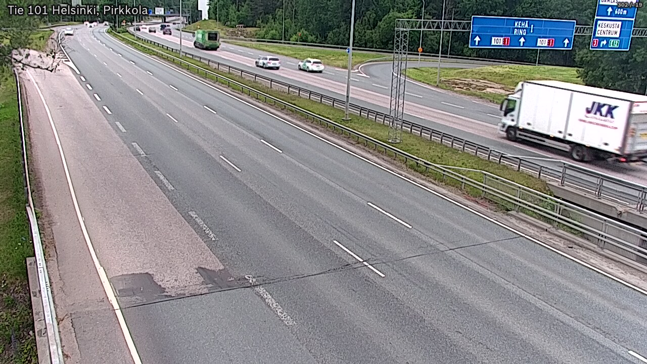 Weather Camera Image Road 101 Helsinki Pirkkola, Helsinki, Uusimaa