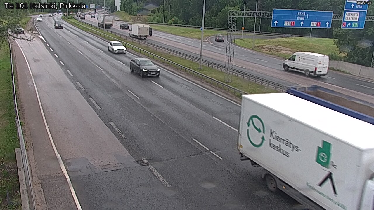 Weather Camera Image Väg 101 Helsingfors Britas, Helsinki, Uusimaa