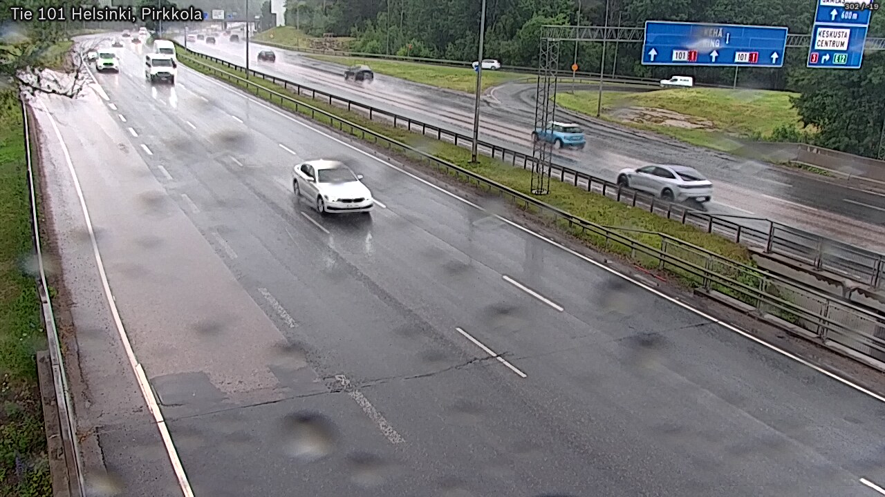 Weather Camera Image Väg 101 Helsingfors Britas, Helsinki, Uusimaa