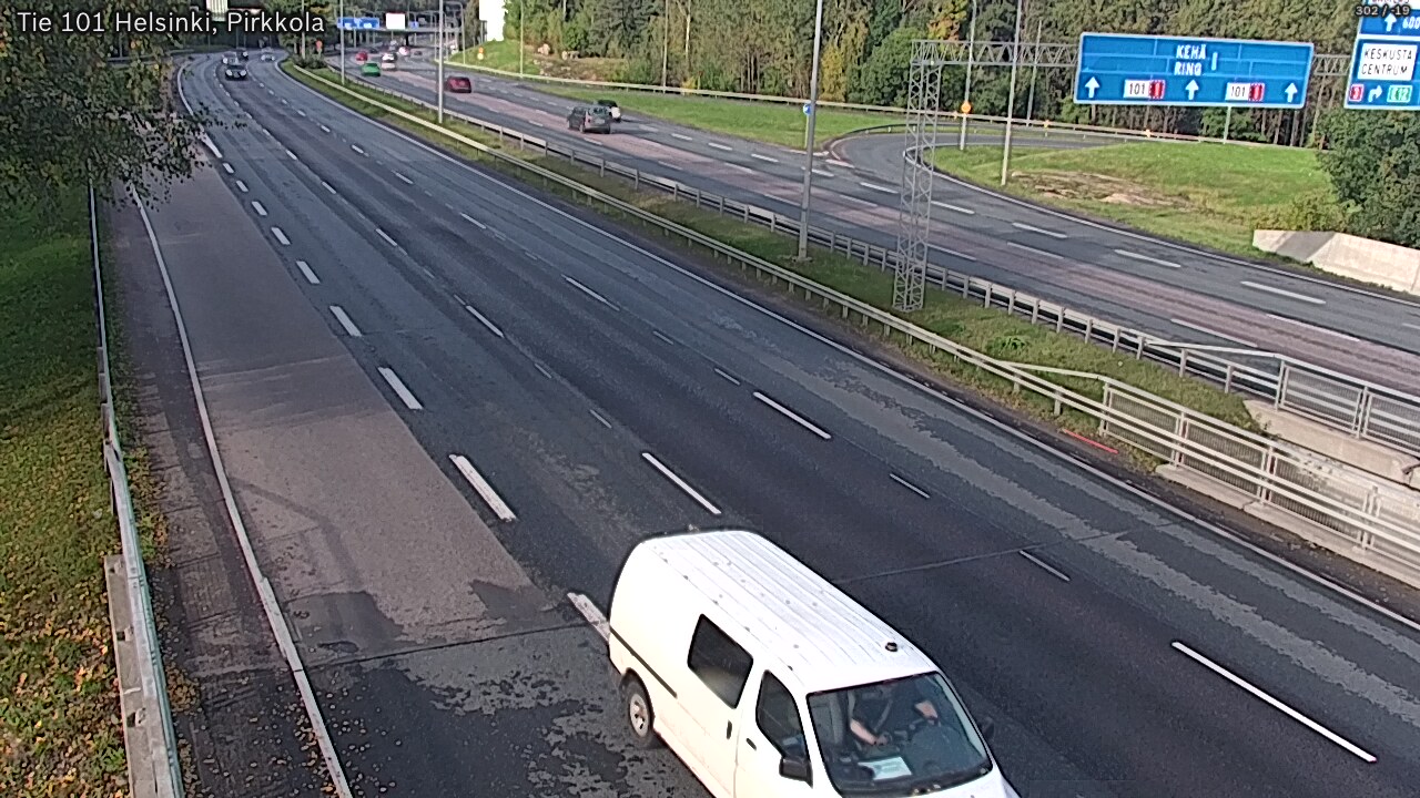 Weather Camera Image Väg 101 Helsingfors Britas, Helsinki, Uusimaa