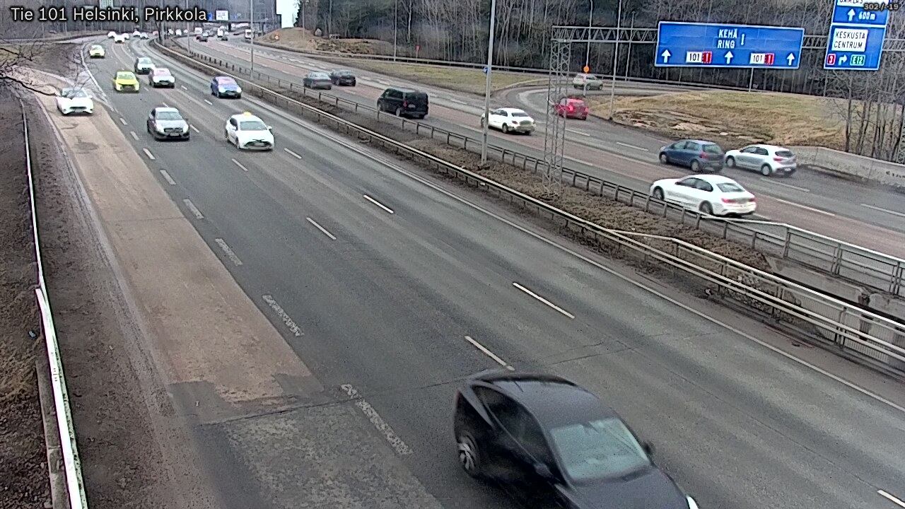 Weather Camera Image Road 101 Helsinki Pirkkola, Helsinki, Uusimaa