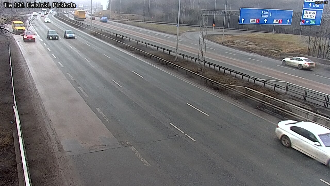 Weather Camera Image Road 101 Helsinki Pirkkola, Helsinki, Uusimaa