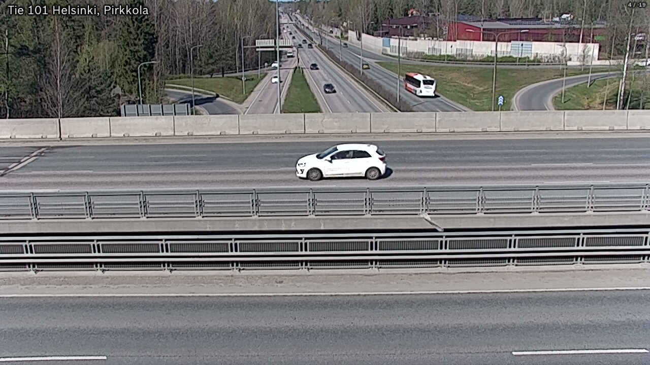 Weather Camera Image Väg 101 Helsingfors Britas, Helsinki, Uusimaa