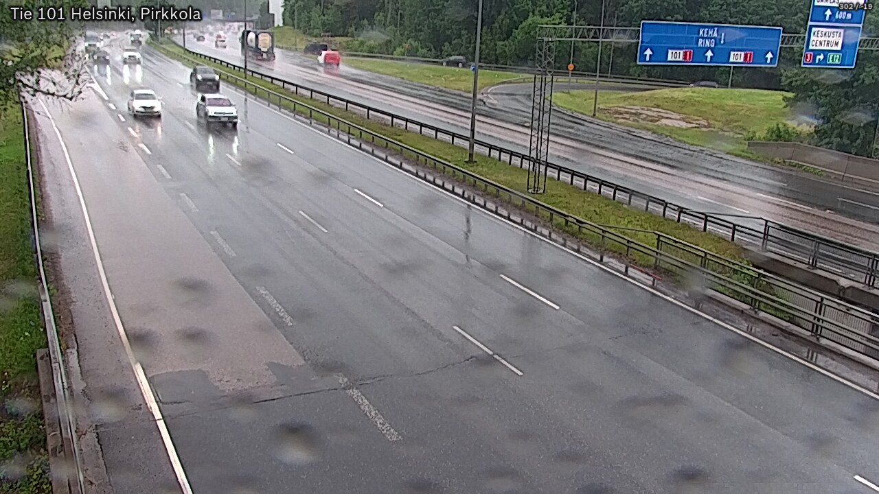 Weather Camera Image Väg 101 Helsingfors Britas, Helsinki, Uusimaa