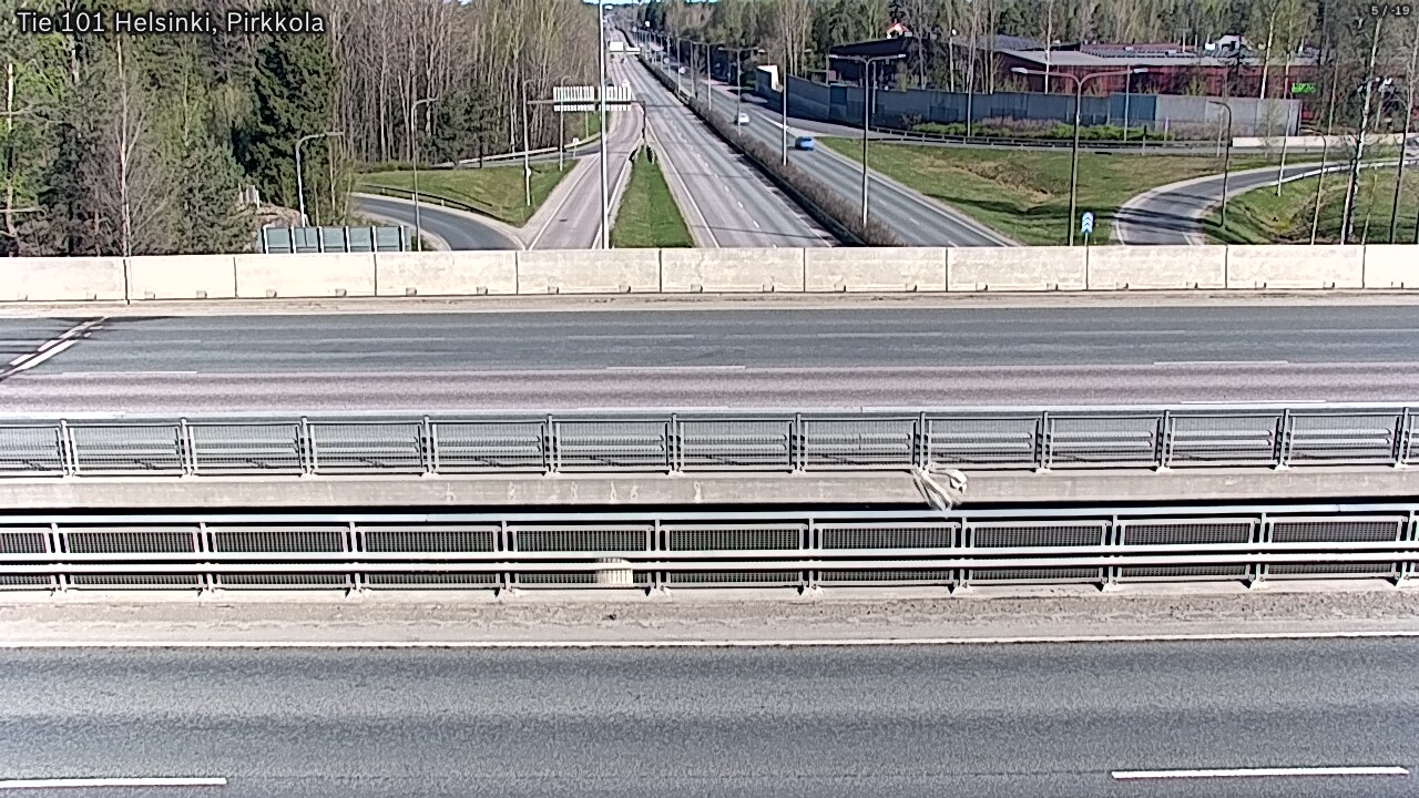 Weather Camera Image Väg 101 Helsingfors Britas, Helsinki, Uusimaa