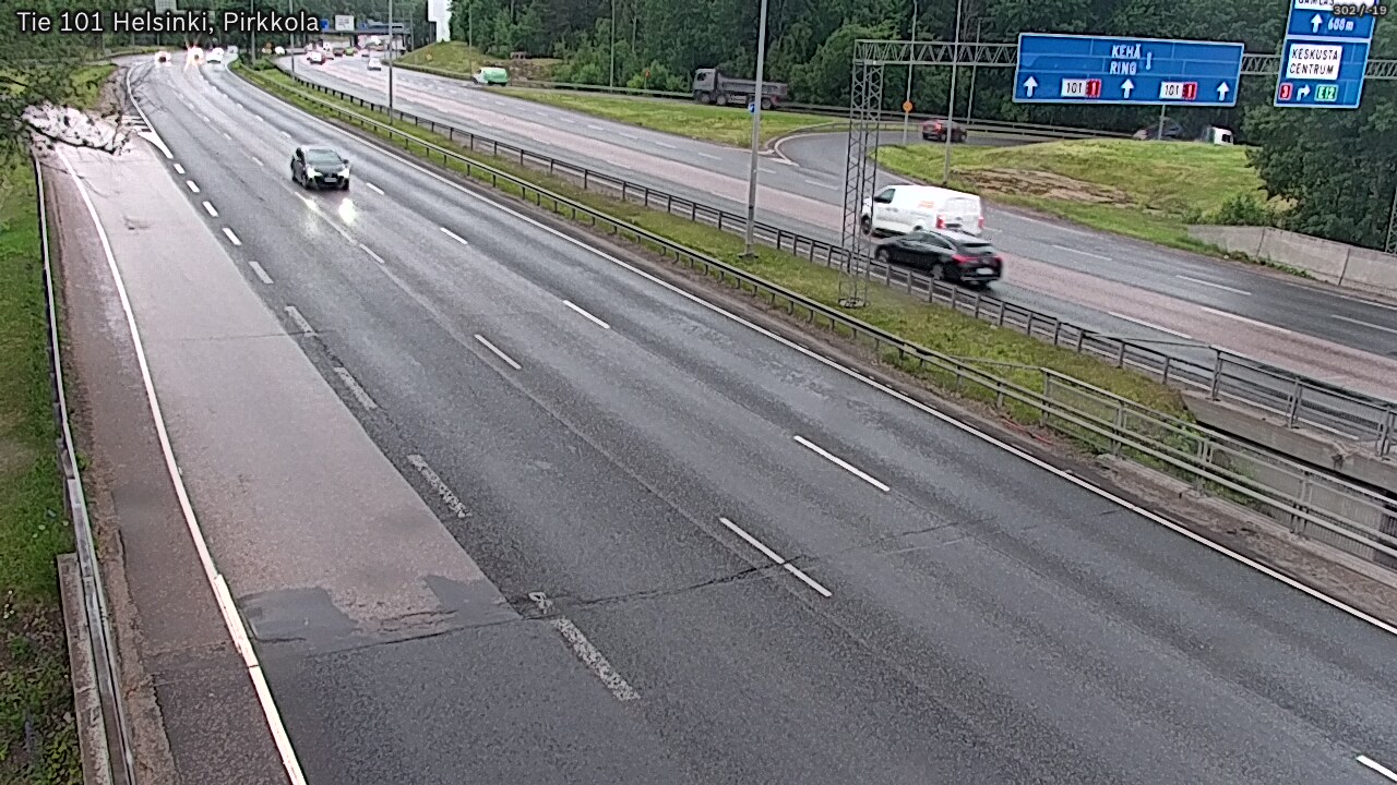 Weather Camera Image Väg 101 Helsingfors Britas, Helsinki, Uusimaa