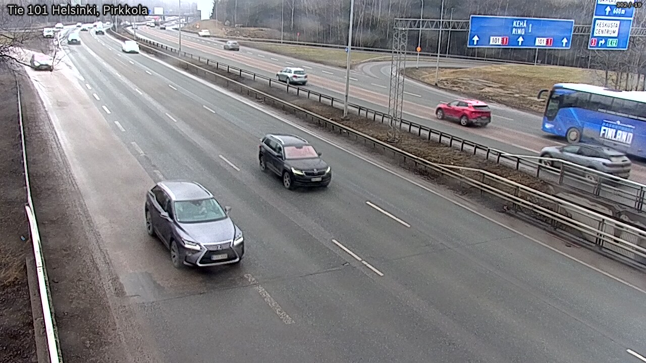 Weather Camera Image Väg 101 Helsingfors Britas, Helsinki, Uusimaa