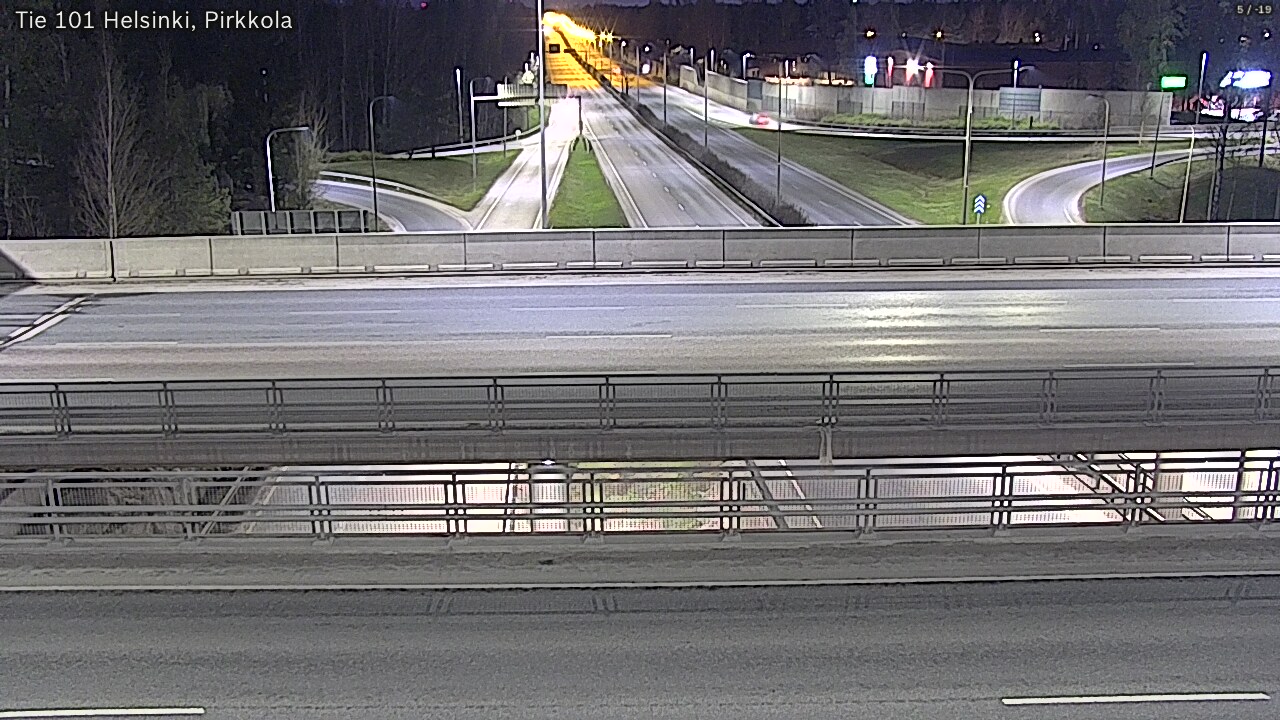 Weather Camera Image Road 101 Helsinki Pirkkola, Helsinki, Uusimaa