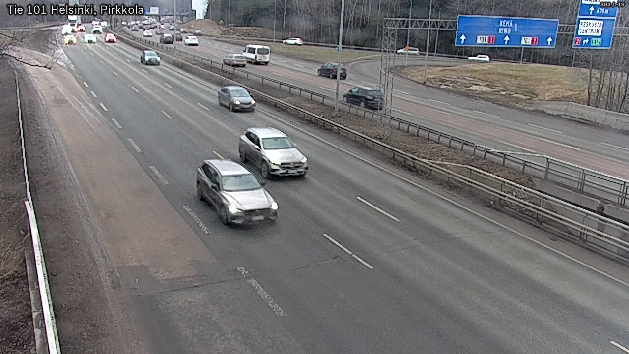 Weather Camera Image Väg 101 Helsingfors Britas, Helsinki, Uusimaa