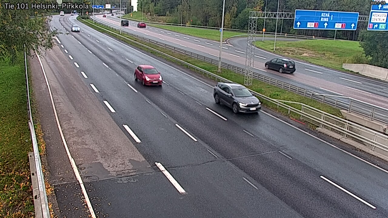 Weather Camera Image Väg 101 Helsingfors Britas, Helsinki, Uusimaa