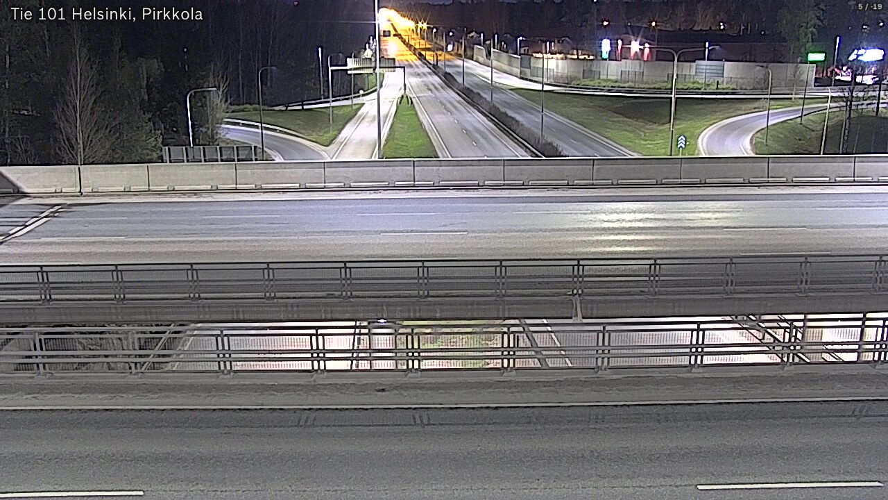 Weather Camera Image Road 101 Helsinki Pirkkola, Helsinki, Uusimaa