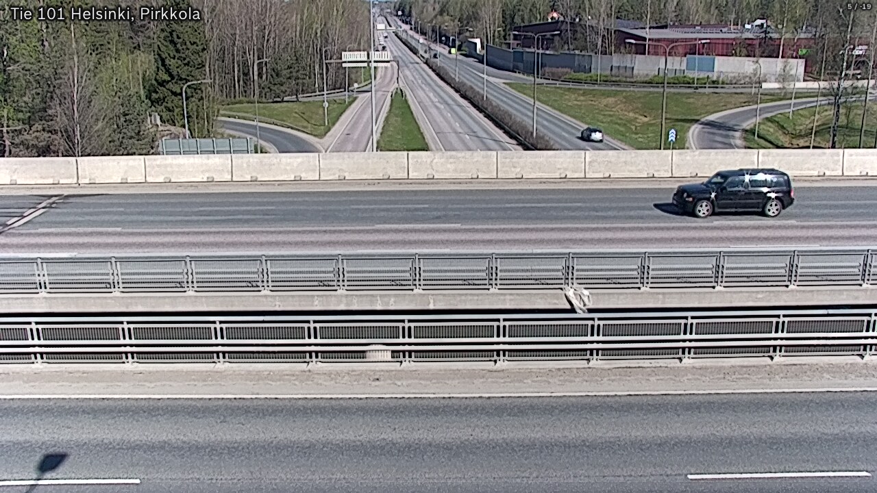 Weather Camera Image Väg 101 Helsingfors Britas, Helsinki, Uusimaa