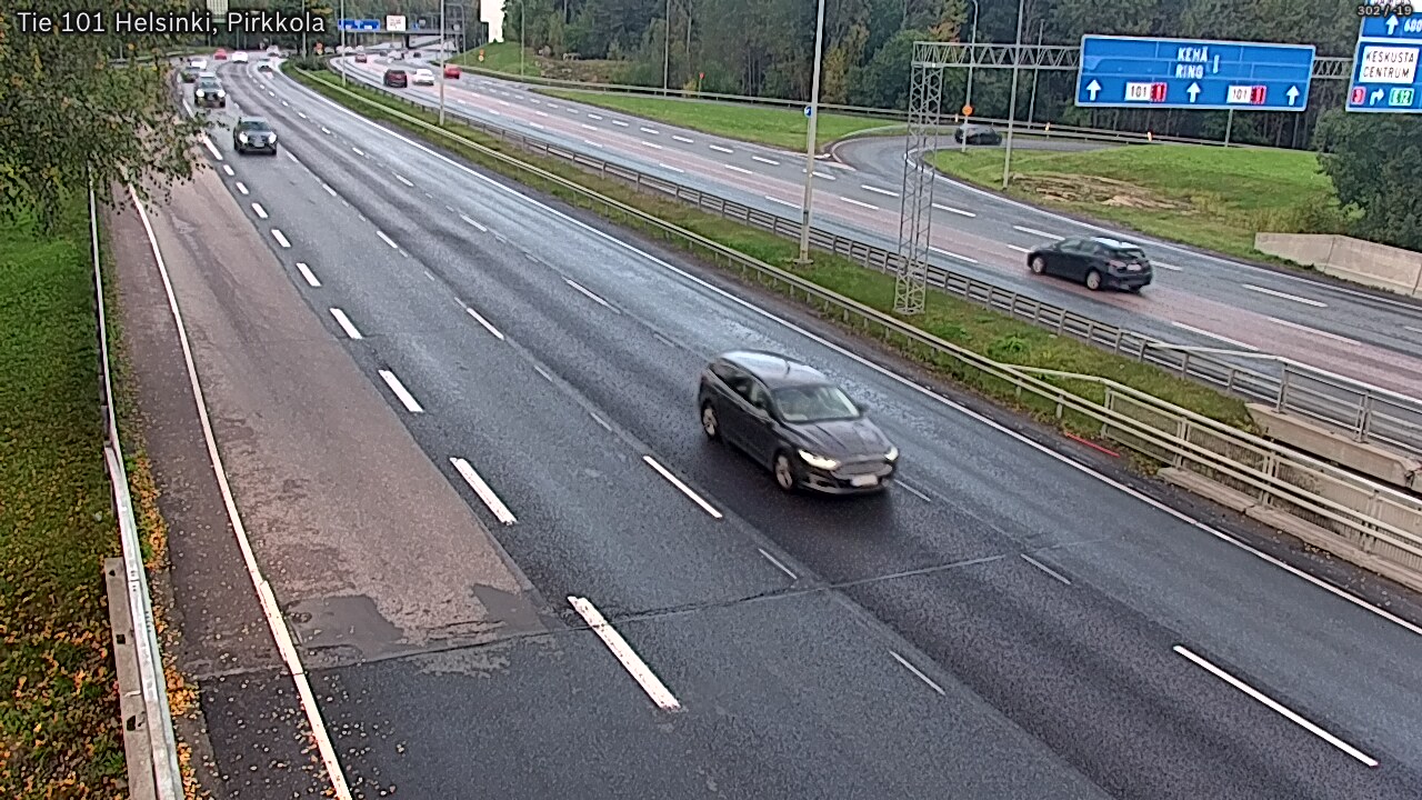 Weather Camera Image Väg 101 Helsingfors Britas, Helsinki, Uusimaa