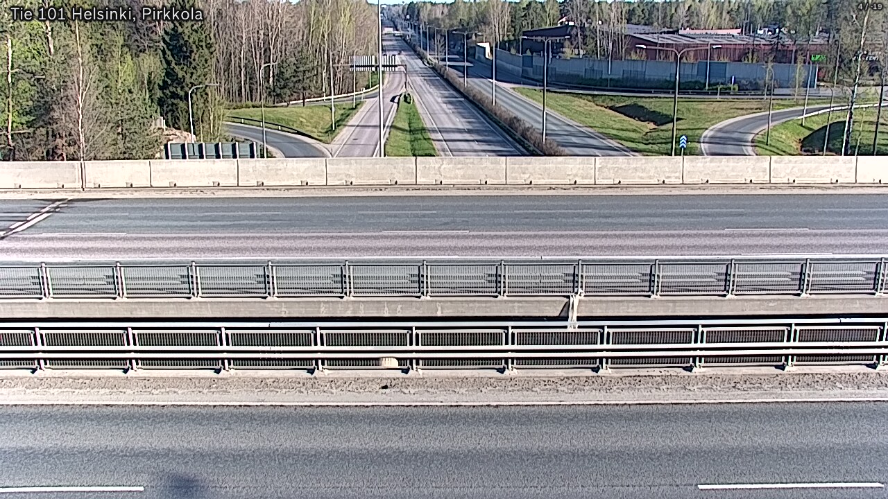 Weather Camera Image Väg 101 Helsingfors Britas, Helsinki, Uusimaa