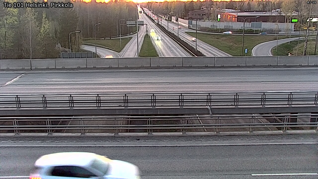 Weather Camera Image Väg 101 Helsingfors Britas, Helsinki, Uusimaa