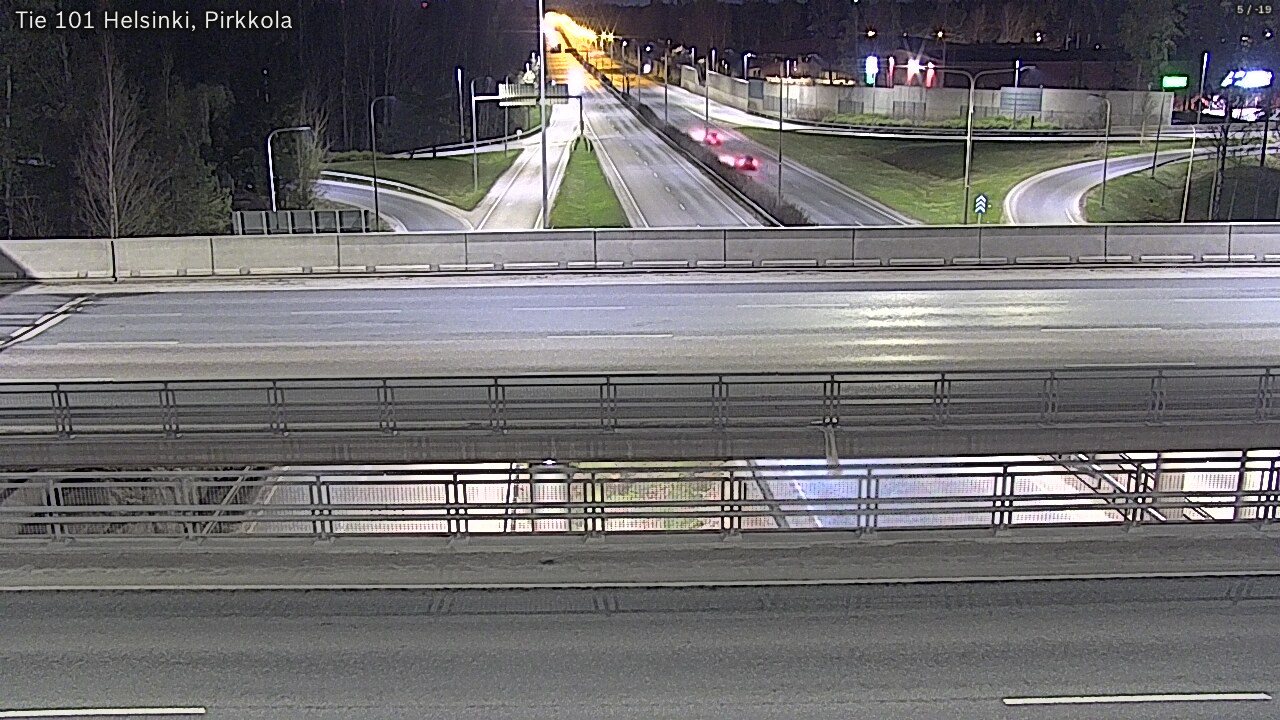 Weather Camera Image Road 101 Helsinki Pirkkola, Helsinki, Uusimaa