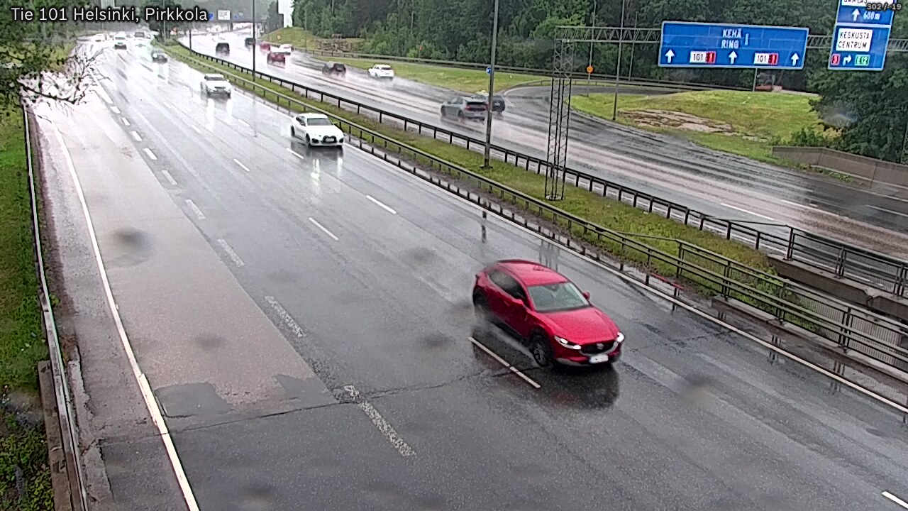 Weather Camera Image Väg 101 Helsingfors Britas, Helsinki, Uusimaa